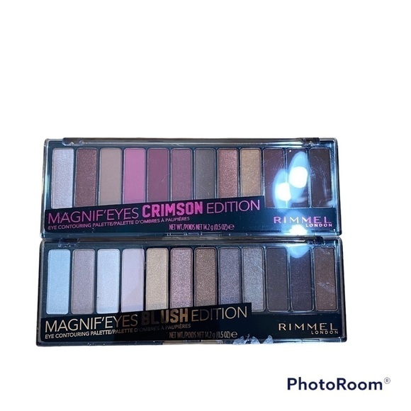 Rimmel Magnif’Eyes Eye Shadow Contouring Palette Bundle NEW Crimson Blush - Picture 1 of 5